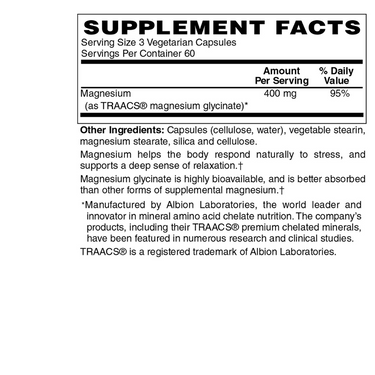 Magnesium Glycinate 400Mg